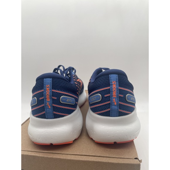 Tried On Brooks Glycerin 20 Men's Blue Orange Running Shoes Size 9.5 D - Picture 8 of 13